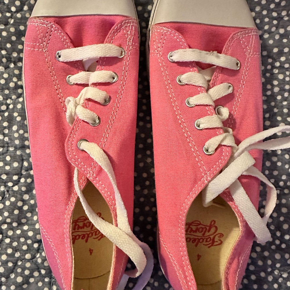 Faded Glory Pink and White Sneakers